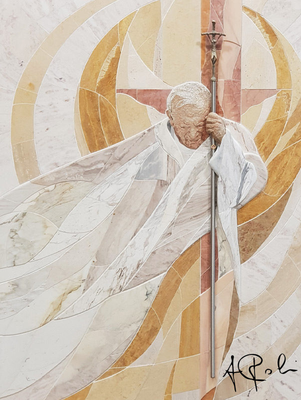 St. John Paul II - Mosaic 230 x 304 cm