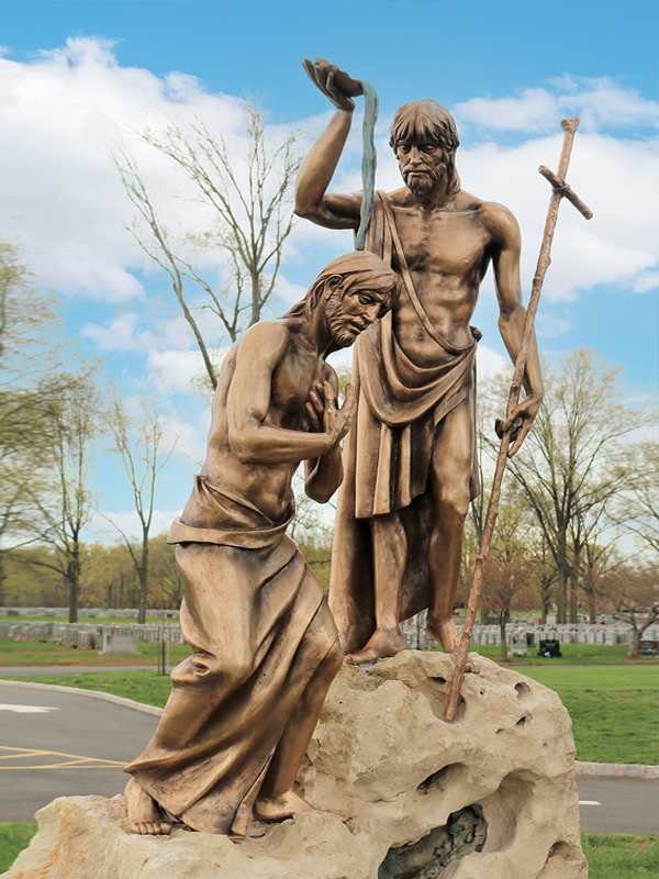 >Santa Gertrude, scultura in bronzo realizzata da Progetto Arte Poli