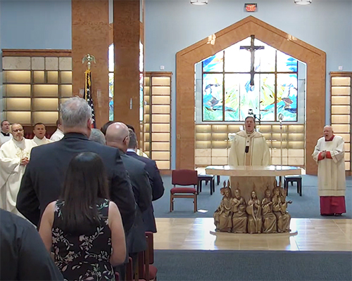 Memorial Day Mass & Dedication of St. Gertrude Cemetery Chapel Mausoleum of the Resurrection