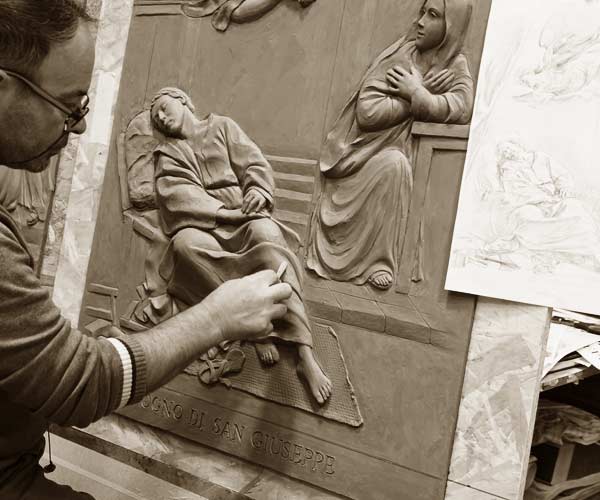Arte sacra - realizzazione di sculture e bassorilievi