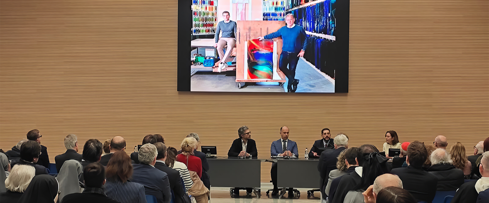 Docufilm Nelle Tue Mani proiettato a Roma presso il dicastero per la comunicazione della Santa Sede