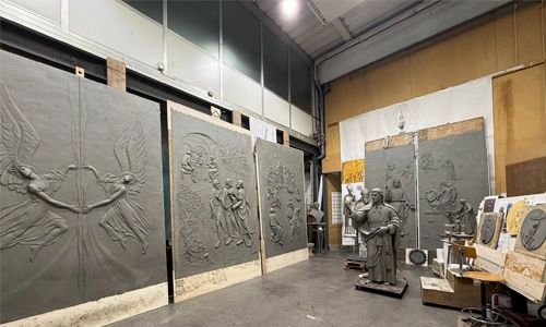laboratorio di PROGETTO ARTE POLI sezione plastiline/Bronzo
