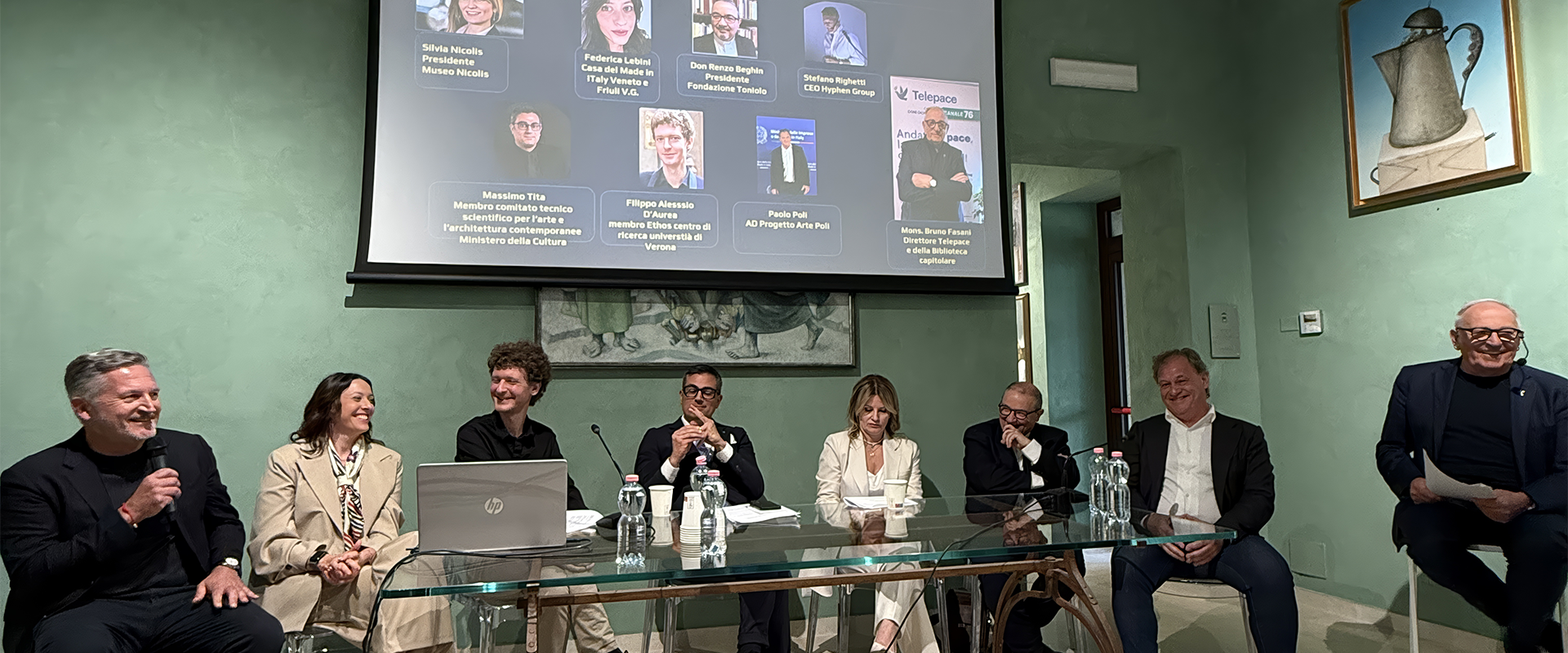 Relatori della Tavola Rotonda del docufilm "Nelle Tue Mani" a Verona