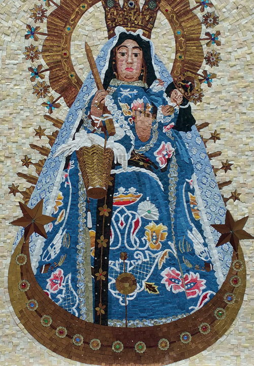 mosaico per l'ambasciata della Bolivia in Vaticano