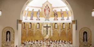 foto dell'inaugurazione della cattedrale di corpus christi