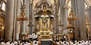 Inaugurazione della cattedrale di puebla